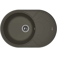 Кухонная мойка Florentina Родос-760 20.140.D0760.302 Антрацит искусственный камень (литьевой мрамор) встраиваемый