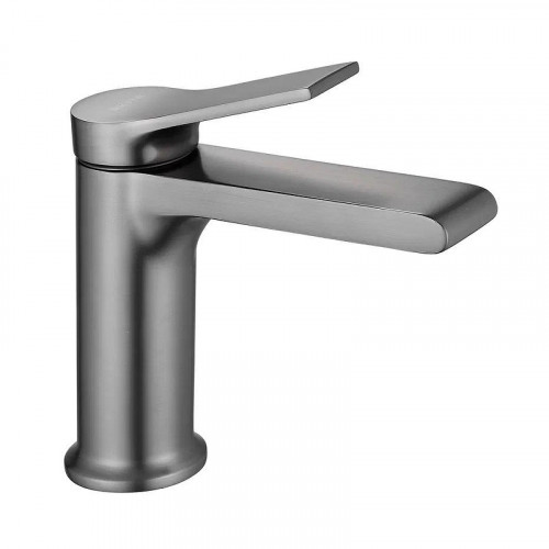 Смеситель для раковины Shevanik S8301T цвет Оружейная сталь