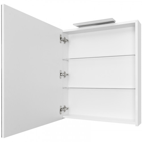 Зеркальный шкаф Roca Oleta 60 L A857645501 с подсветкой Белый матовый