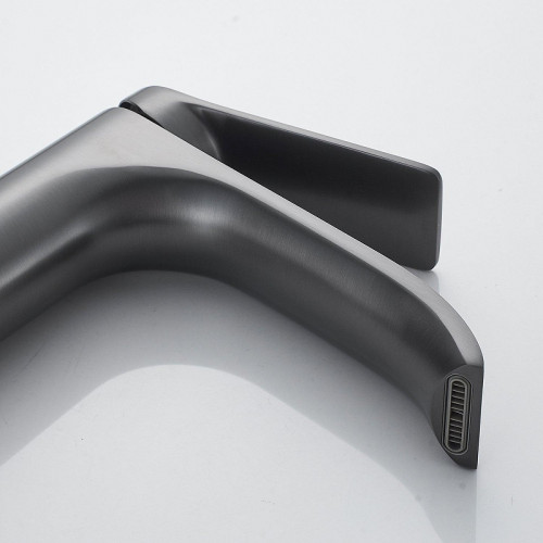 Смеситель для раковины Shevanik S4101T цвет Оружейная сталь