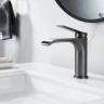 Смеситель для раковины Shevanik S4101T цвет Оружейная сталь