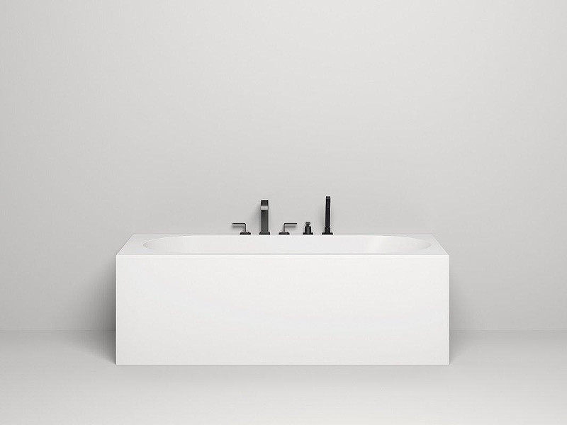 Ванна из искусственного камня Salini Фабия 180x80 102612M цвет Белый матовый