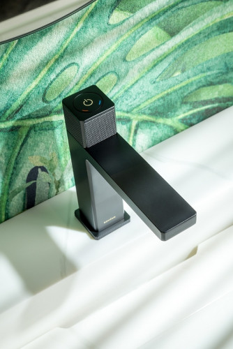 Смеситель для раковины Boheme Quad 159-B Черный матовый латунь