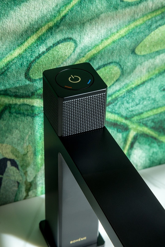 Смеситель для раковины Boheme Quad 159-B Черный матовый латунь