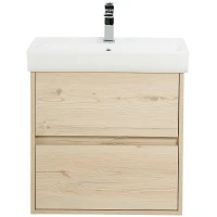 Тумба под раковину BelBagno Neon 60 NEON-600-2C-SO-PB подвесная Pino Bianco МДФ / ЛДСП