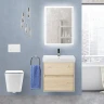 Тумба под раковину BelBagno Neon 60 NEON-600-2C-SO-PB подвесная Pino Bianco МДФ / ЛДСП
