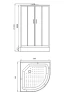 Душевая кабина Parly Classic Эконом 80x80 EC831 без гидромассажа