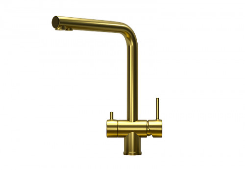 Смеситель для кухни Granula Kitchen Space 7011 цвет Золото сатин