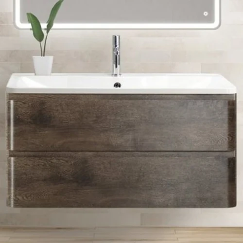 Тумба под раковину BelBagno ALBANO-800-2C-SO-RNG подвесная Robere Nature Grigio МДФ / ЛДСП