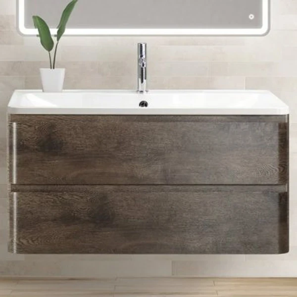 Тумба под раковину BelBagno ALBANO-800-2C-SO-RNG подвесная Robere Nature Grigio МДФ / ЛДСП