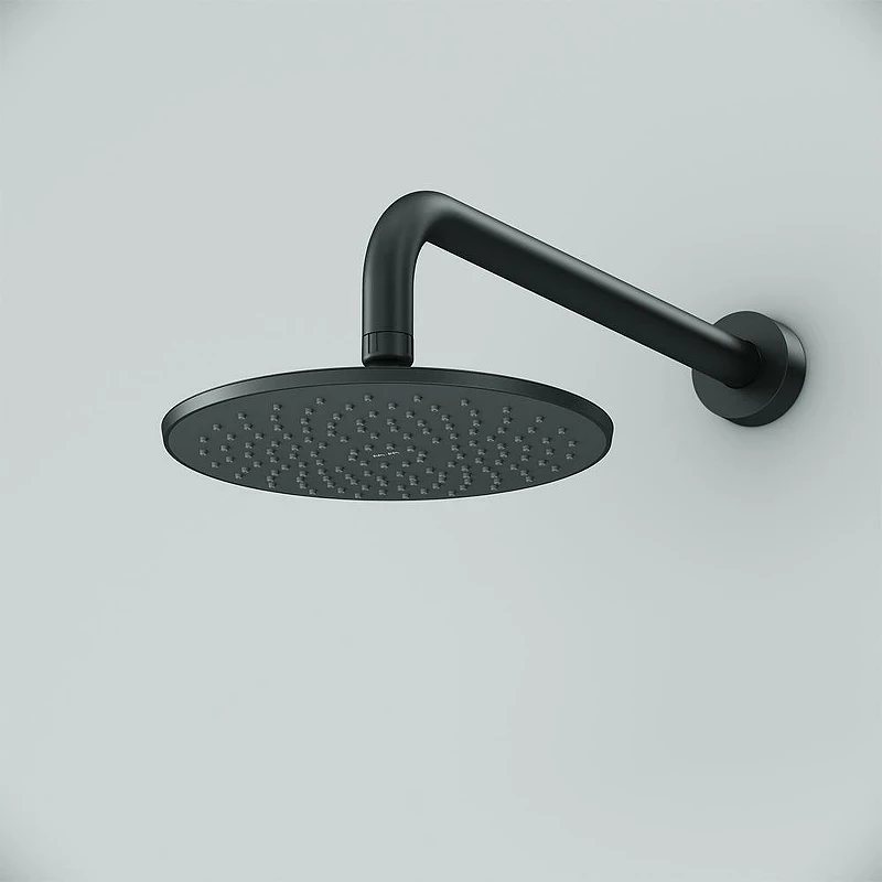 Верхний душ AM.PM Gem F0590022 Черный матовый латунь на стену