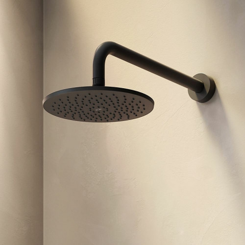 Верхний душ AM.PM Gem F0590022 Черный матовый латунь на стену