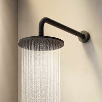 Верхний душ AM.PM Gem F0590022 Черный матовый латунь на стену