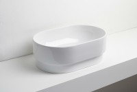 Раковина-чаша Simas Po-mo 56 PO02bi Белая фаянс накладная, полувстраиваемая