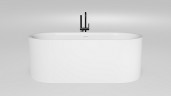 Ванна из искусственного камня Salini Perla 170х80 1049101G Белая глянцевая