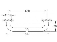 Поручень Grohe Essentials 40793001 Хром