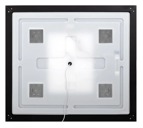 Зеркало BelBagno Kraft 90 SPC-KRAFT-900-800-LED-TCH-WARM-NERO с подсветкой цвет Черный с сенсорным выключателем и подогревом