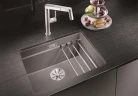 Кухонная мойка Blanco Etagon 500-U Silgranit 522234 Серый беж искусственный камень (литьевой мрамор) встраиваемый