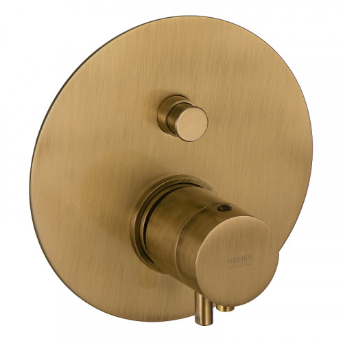 Смеситель для душа Remer Elegance NT09VO с термостатом цвет Латунь состаренная