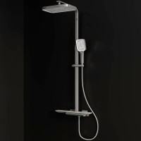 Душевая система RGW Shower Panels SP-34 51140134-01 с термостатом Хром латунь на стену