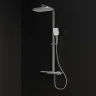 Душевая система RGW Shower Panels SP-34 51140134-01 с термостатом Хром латунь на стену
