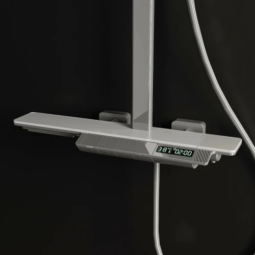Душевая система RGW Shower Panels SP-34 51140134-01 с термостатом Хром латунь на стену