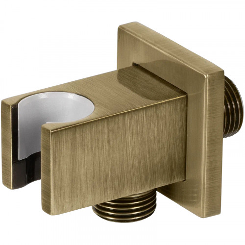 Шланговое подключение Remer 337QVO Бронза латунь на стену