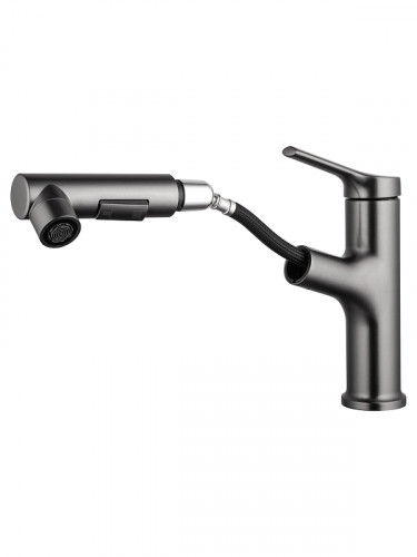 Смеситель для раковины Wonzon &amp; Woghand WW-A40862-BGG цвет Темный графит