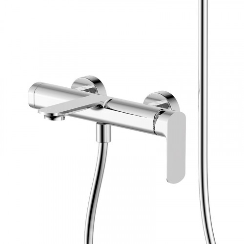 Смеситель для ванны AQUAme Monza AQM6312CR Хром латунь на стену