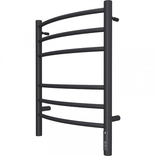 Электрический полотенцесушитель Terminus Классик П6 450х600 КС 9005 4670078527578 Черный матовый нержавеющая сталь