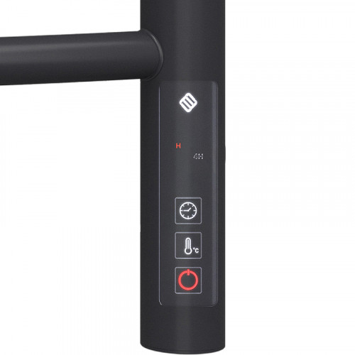 Электрический полотенцесушитель Terminus Классик П6 450х600 КС 9005 4670078527578 Черный матовый нержавеющая сталь