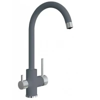 Смеситель для кухни Florentina Клио 333.13Н.2123.307 цвет Серый шелк