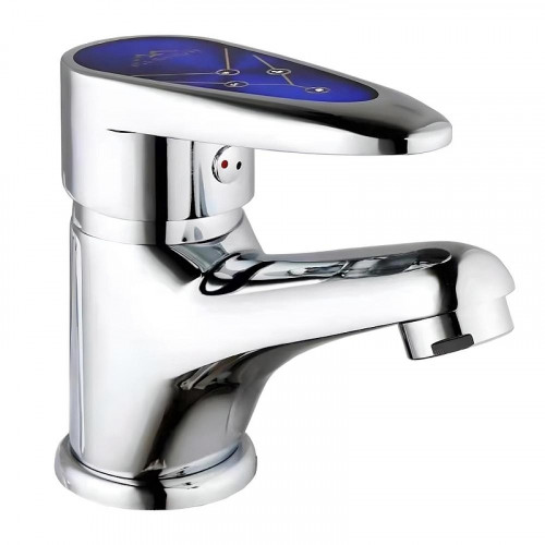 Смеситель для раковины Fashun A1050BLUE цвет Хром Синий