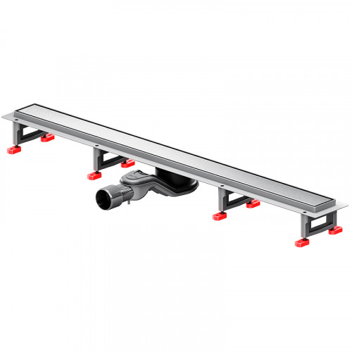 Душевой лоток AM.PM MasterFlow 90 W01SC-U11-090-04SB с решеткой Хром матовый / под плитку Tile