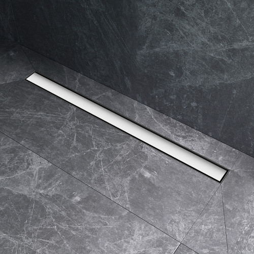 Душевой лоток AM.PM MasterFlow 90 W01SC-U11-090-04SB с решеткой Хром матовый / под плитку Tile