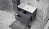 Тумба под раковину Raval Wector 80 Wct.01.80/P/A/MD подвесная цвет Антрацит