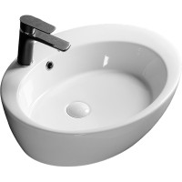 Раковина Ceruttispa 60 CR7026A СТ9580 Белая фарфор накладная