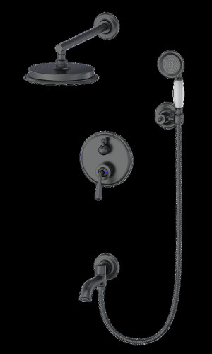 Душевая система Wonzon & Woghand Steam WW-88939008-BGM цвет Темный графит