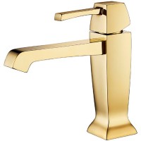 Смеситель для раковины Caprigo Diamante 50-020-oro Золото латунь