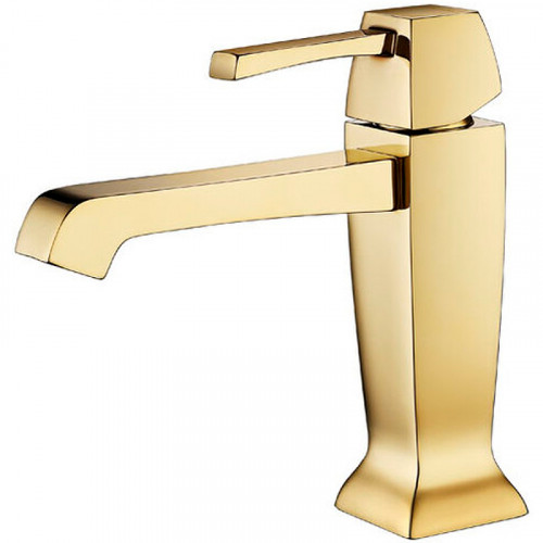 Смеситель для раковины Caprigo Diamante 50-020-oro Золото латунь