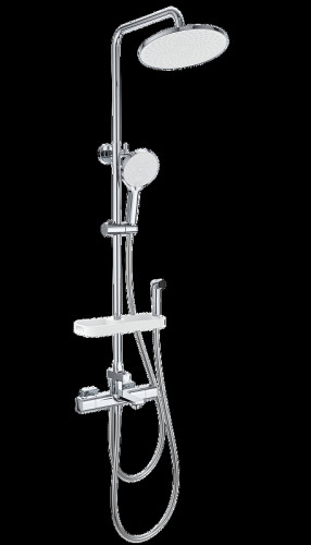Душевая система Wonzon & Woghand Solid WW-C3011-A1-CR с термостатом цвет Хром