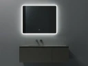 Зеркало Uni-Flow Mirror 90 M-647 с подсветкой с сенсорным выключателем и подогревом