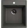 Кухонная мойка Ulgran Quartz Forte 460-09 Асфальт искусственный камень (литьевой мрамор) встраиваемый