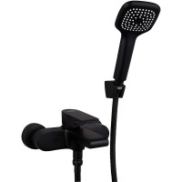 Смеситель для ванны Melodia della vita Waltz MDV30140bk Черный латунь на стену