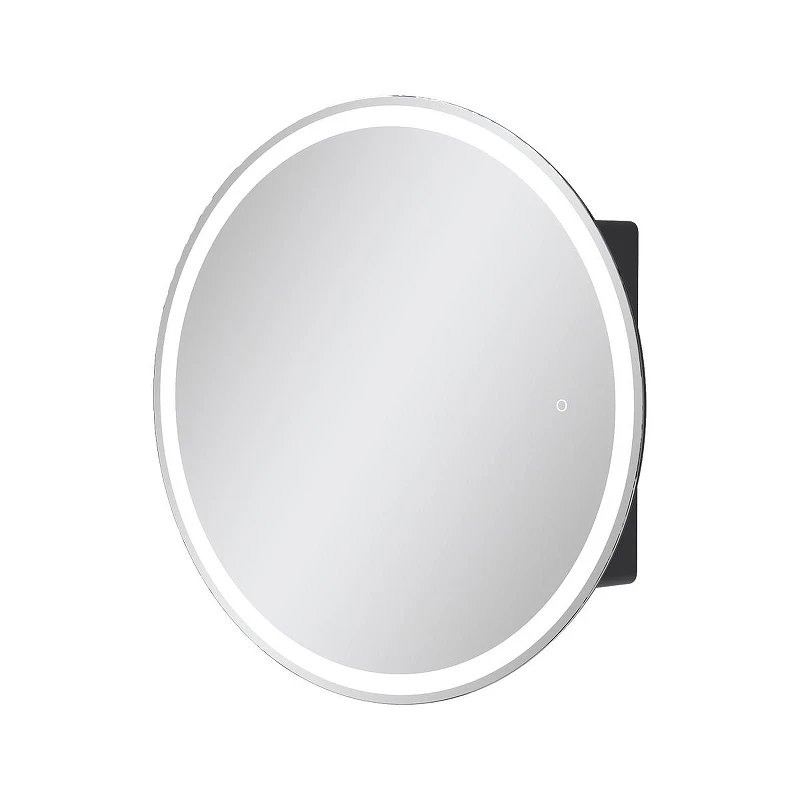 Зеркальный шкаф Equil Smile 70 szSMILE.D700 с подсветкой цвет Графит софт