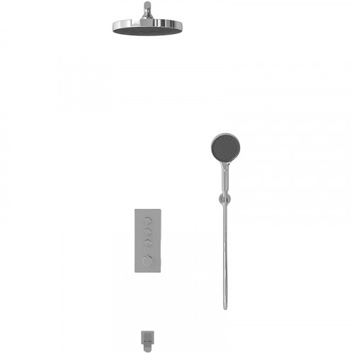 Душевая система Vincea Inspire VSFW-433TI2CH с термостатом Хром латунь встраиваемый