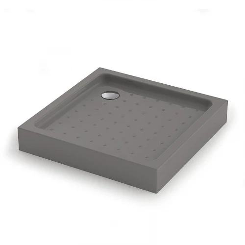 Акриловый поддон для душа Veconi Tezeo Acrylic TZ-52GR 100х100 TZ52GR-100-C5 цвет Серый