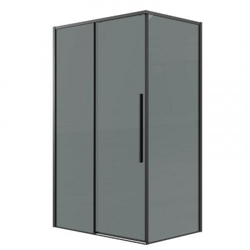 Душевой уголок Grossman Galaxy 140x100 120.K33.01.1410.21.10 профиль Черный матовый стекло тонированное