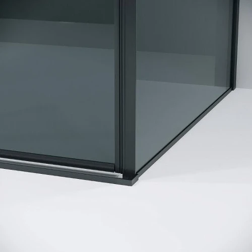 Душевой уголок Grossman Galaxy 140x100 120.K33.01.1410.21.10 профиль Черный матовый стекло тонированное