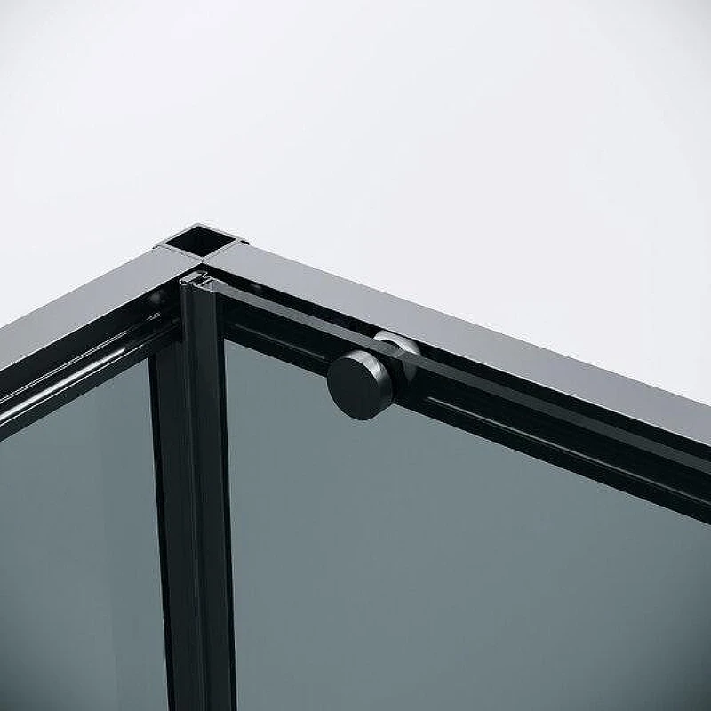 Душевой уголок Grossman Galaxy 140x100 120.K33.01.1410.21.10 профиль Черный матовый стекло тонированное